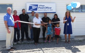On Tuesday, July 30 at 1 p.m., some 40 people came out to enjoy a ribbon cutting and dedication as the USPS, Sam Bharta and the community of Crescent Valley celebrated