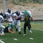 As far as breaks go, the Eureka High School football team received a huge one entering their season opener against Virginia City during the weekend.