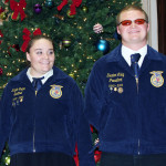 The red carpet was rolled out for the stars Tuesday night, December 17, at the Eureka Opera House, when the FFA’s Diamond Mountain Chapter held its annual Christmas Banquet