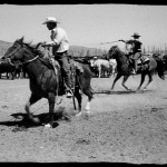 Armed with a disposable 35mm Kodak camera, photographer Deon Reynolds from Eureka looked a bit out of place on the cowboy ranch. Reynolds