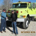 The Bureau of Land Management, Elko District Office, transferred to Eureka County and Gooding, Idaho two 900-gallon wildland fire engines to aid