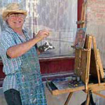 Erik Holland has spentthe past several months plein air painting all over Eureka, self-described as “the Friendliest Town on the Loneliest Road in America."