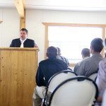 The church building first appeared as a single white dot in the vast sage-covered plain of the Diamond Valley, 12 miles north of Eureka.
