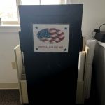 The Crescent Valley ballot box is awaiting ballots at Crescent Valley Town Hall, May 26 through June 4.