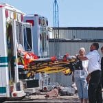 Eureka County EMS hosted an event on Friday, May 22 to end EMS week.